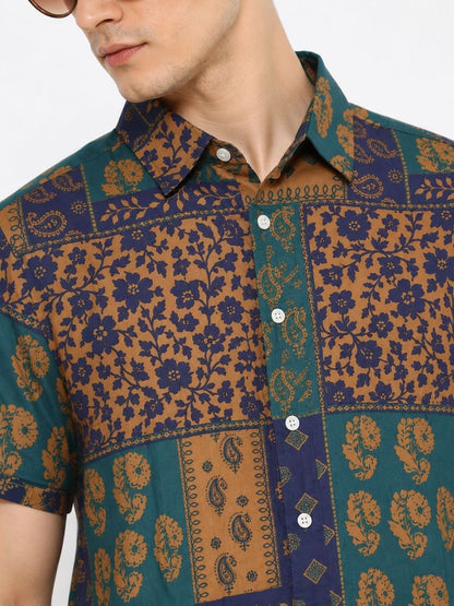Men Comfort Printed Casual Shirt