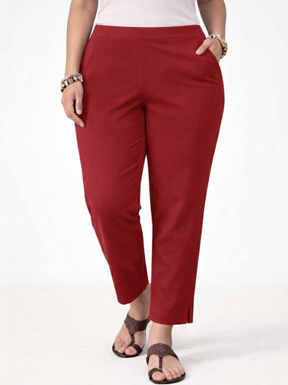 Women Wrinkle Free Trousers