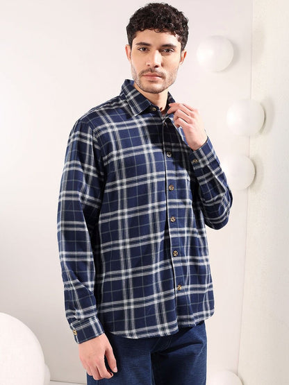 Men Checked Casual Shirt