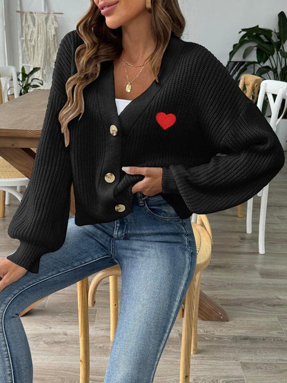 Women Cardigan with Embroidered Detail