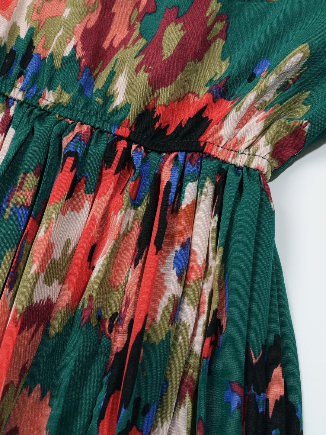Women's Nowi Floral Midi Dress With Pleated Skirt