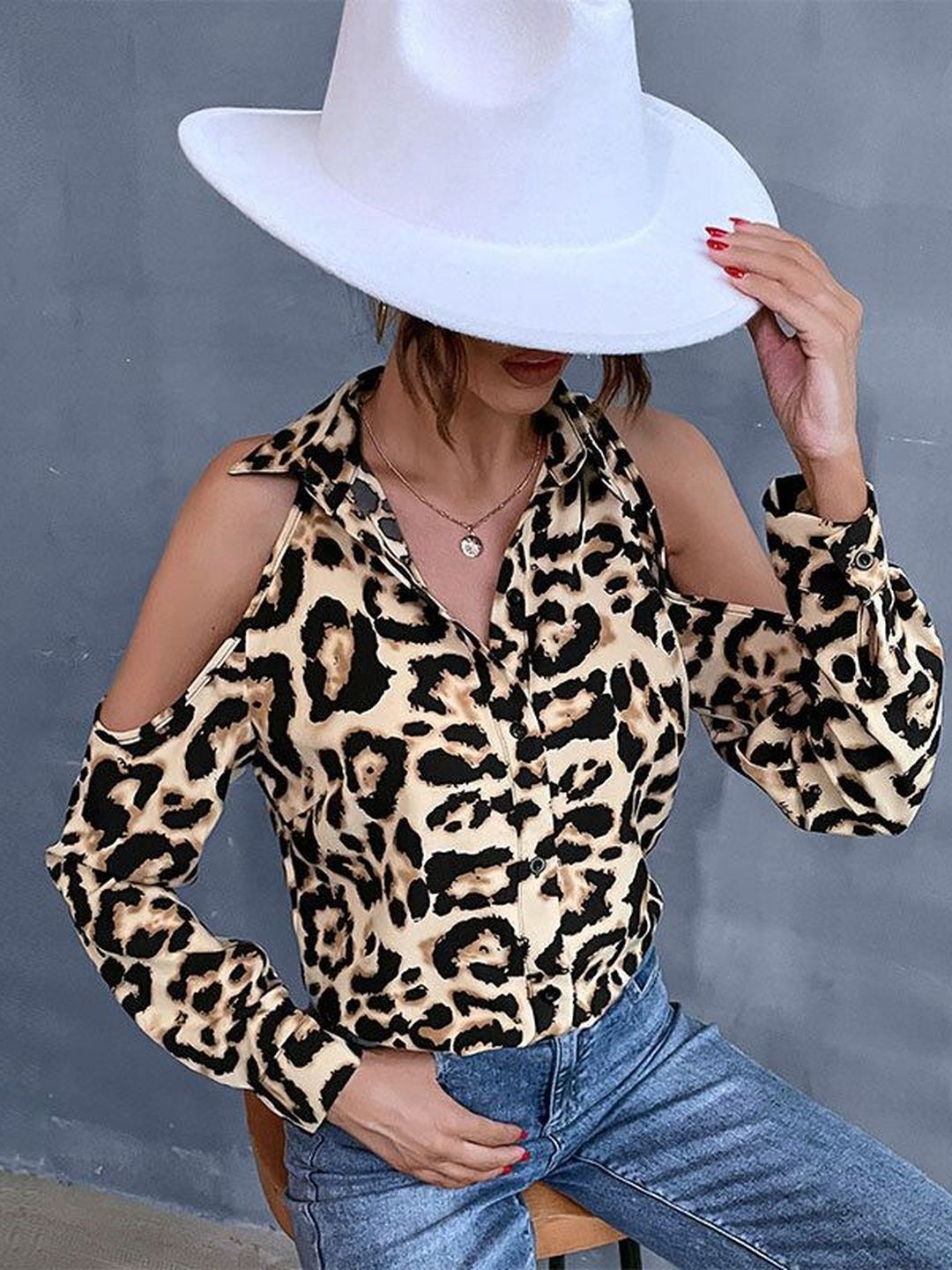 Women Animal Printed Casual Shirt