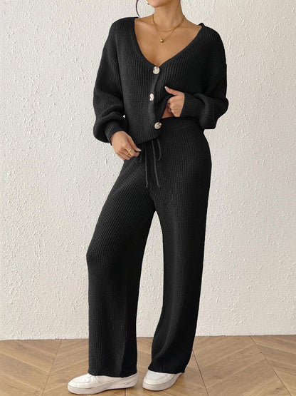 Women Ribbed Crop Cardigan