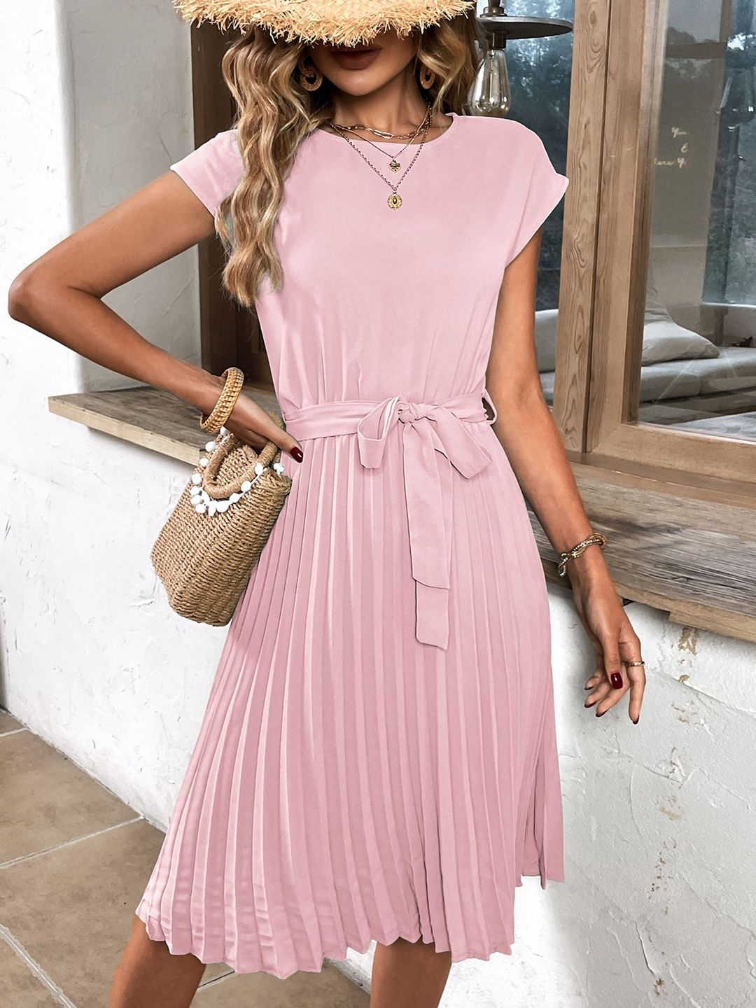 A-Line Midi Dress