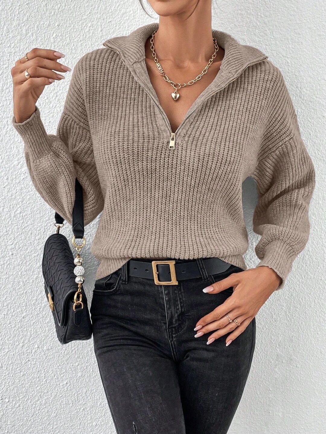 Women Ribbed Pullover