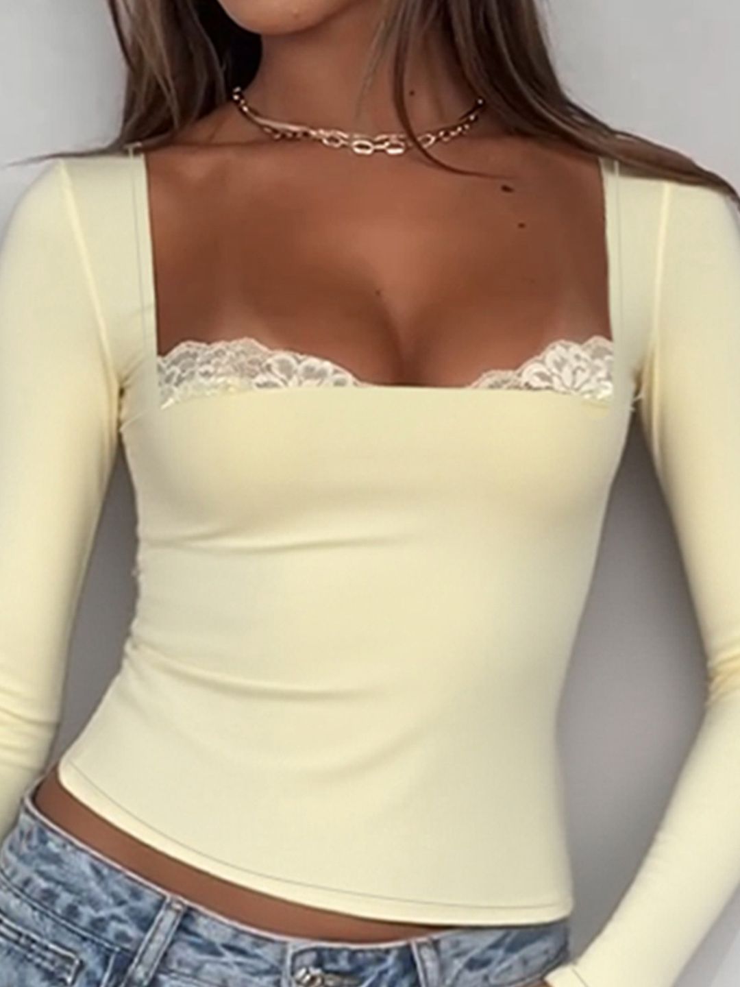 Women's Yellow Bodycon Dress