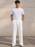 Men Pleated Trousers