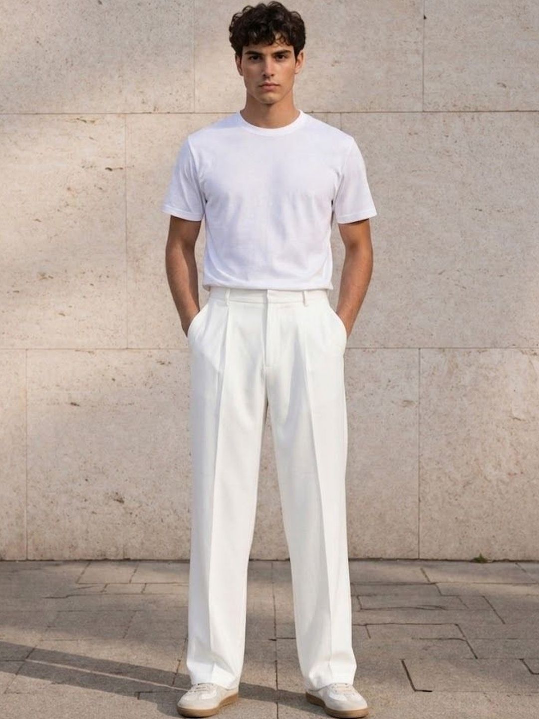 Men Pleated Trousers