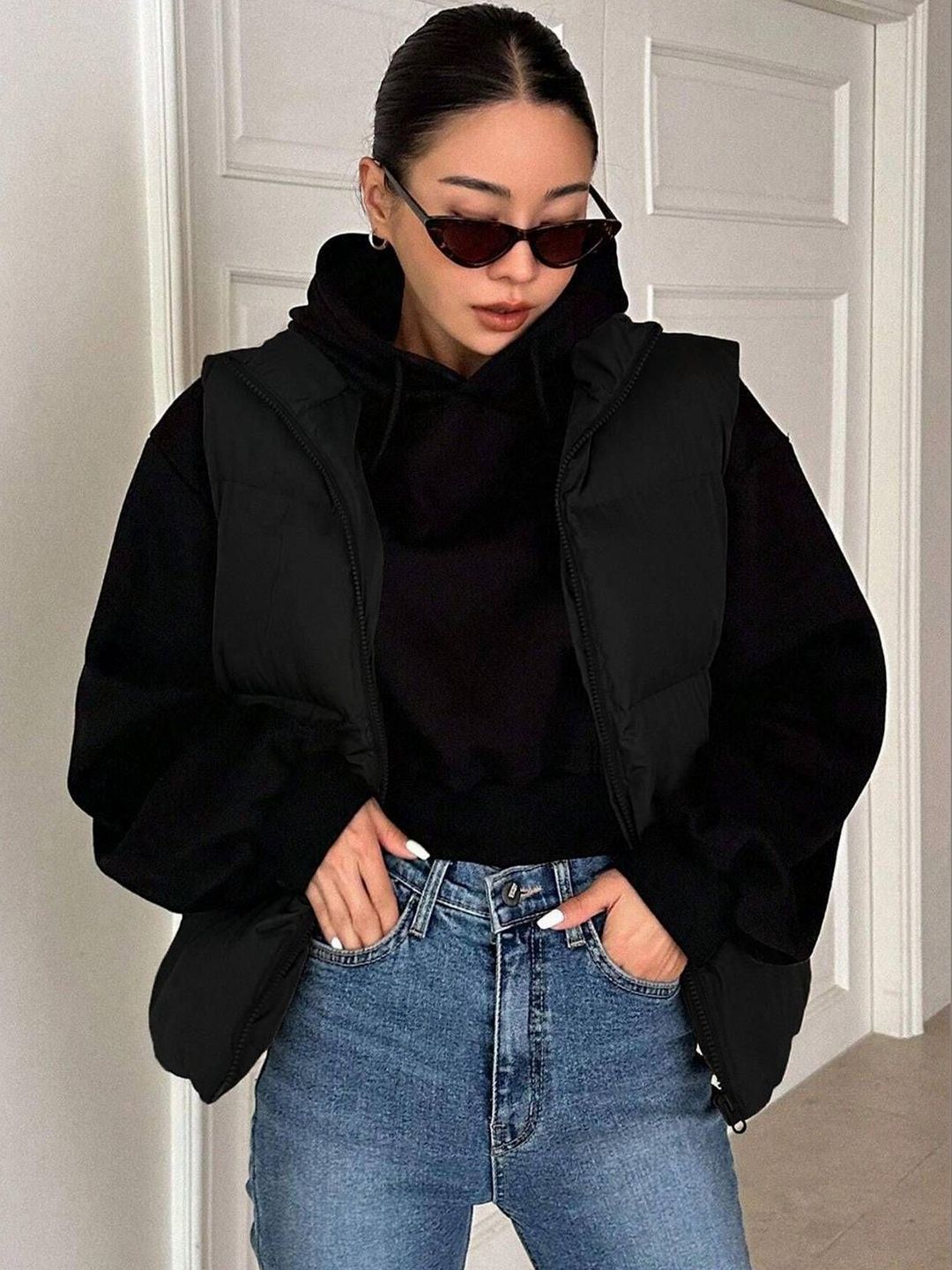 NOWI Women Solid Lightweight Puffer Jacket