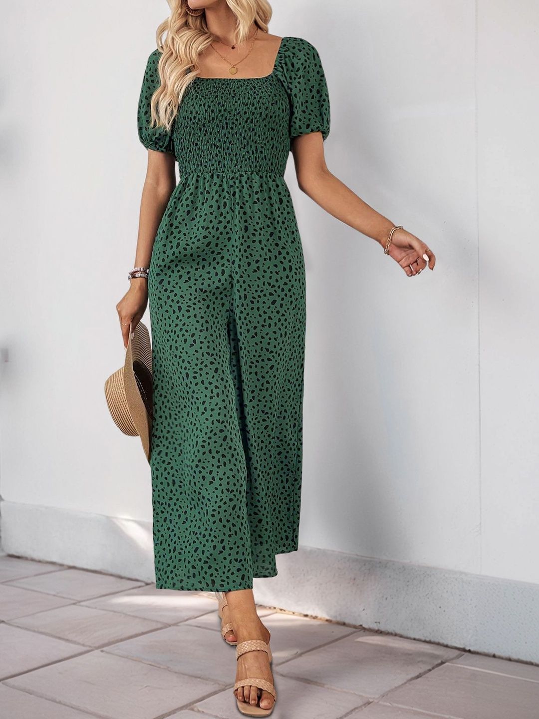 Printed Basic Jumpsuit