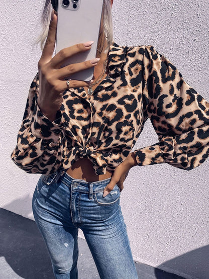 Women Animal Printed Casual Shirt