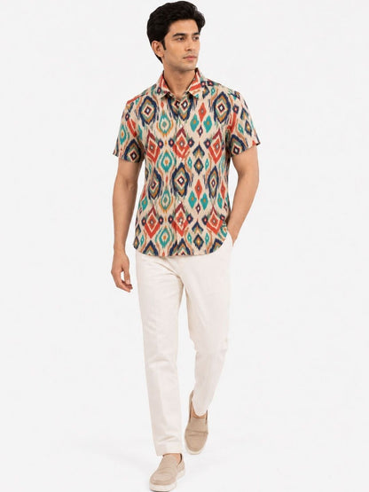 Men Comfort Printed Casual Shirt