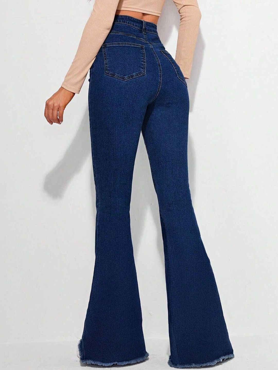 NOWI Women Bootcut High-Rise Stretchable Jeans