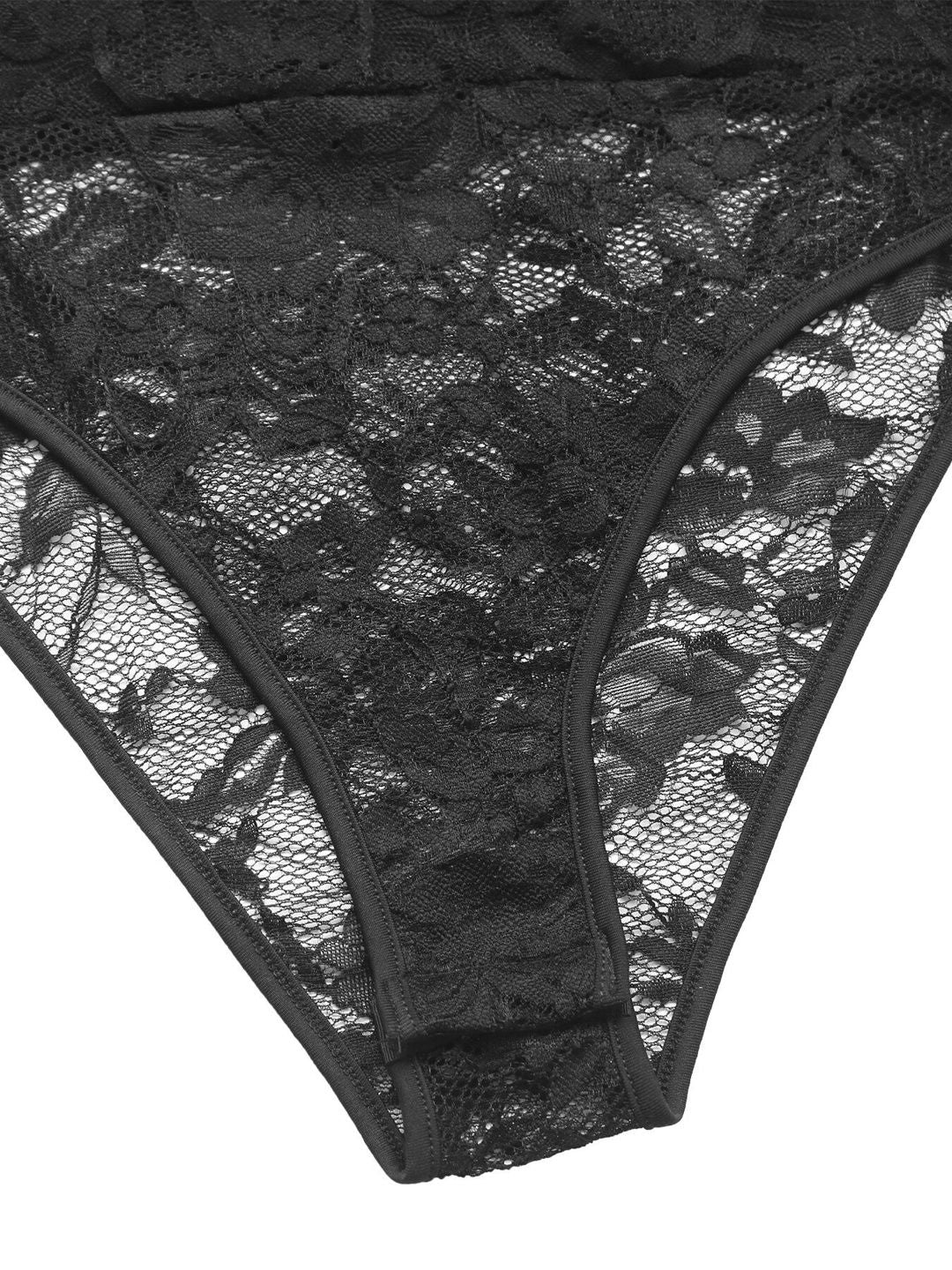 Self Design V-Neck Bodysuit