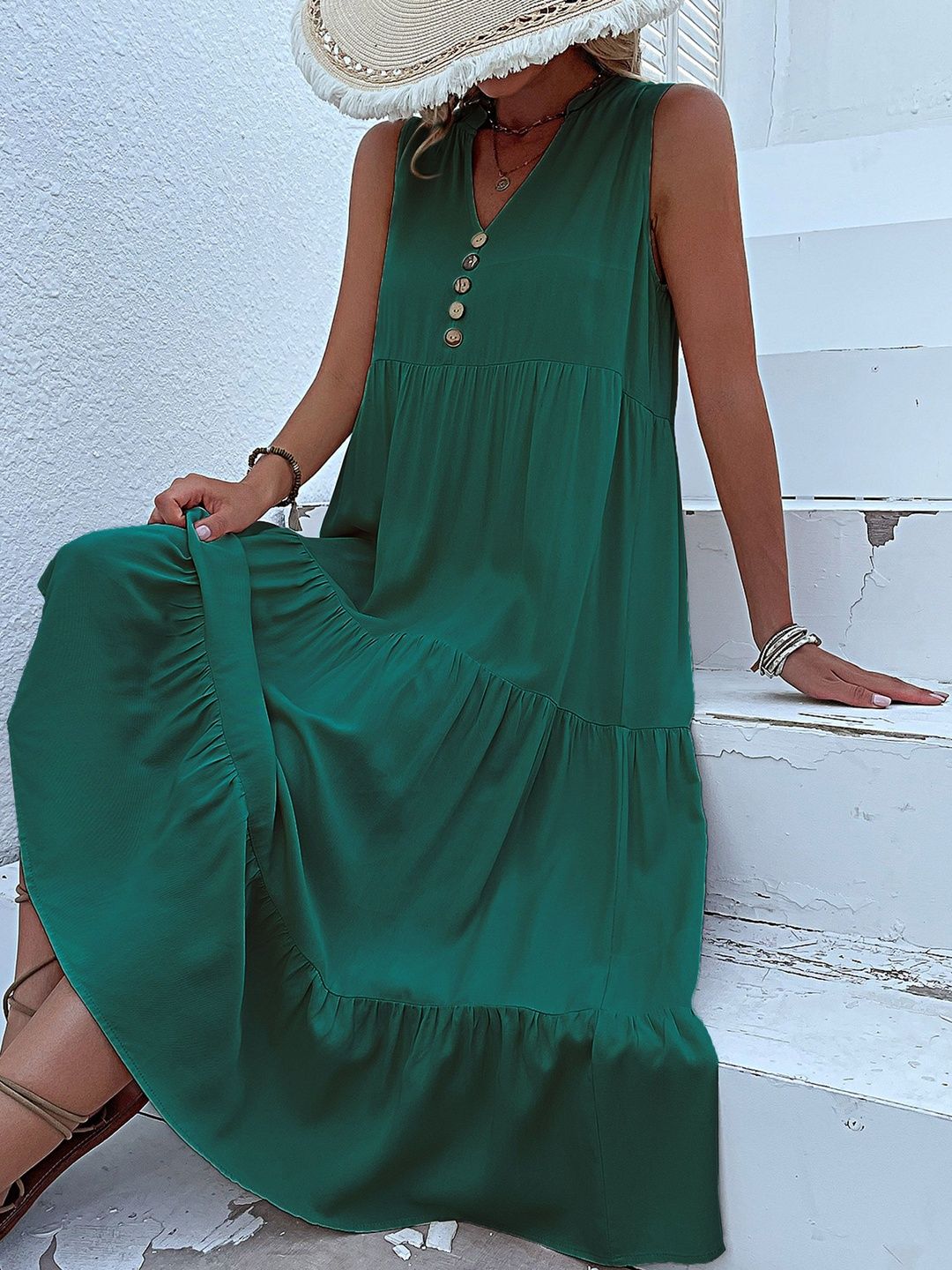 A-Line Midi Dress