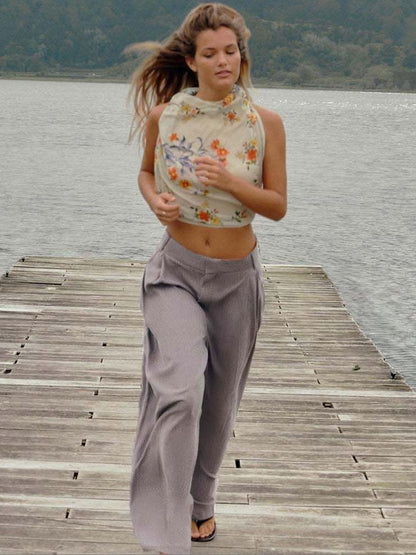 Women Pleated Trousers