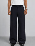 Men Striped Relaxed Easy Wash Trousers