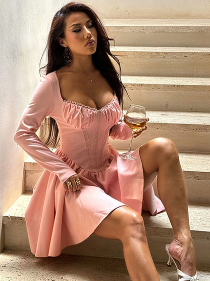 NOWI Fit & Flare Mini Dress