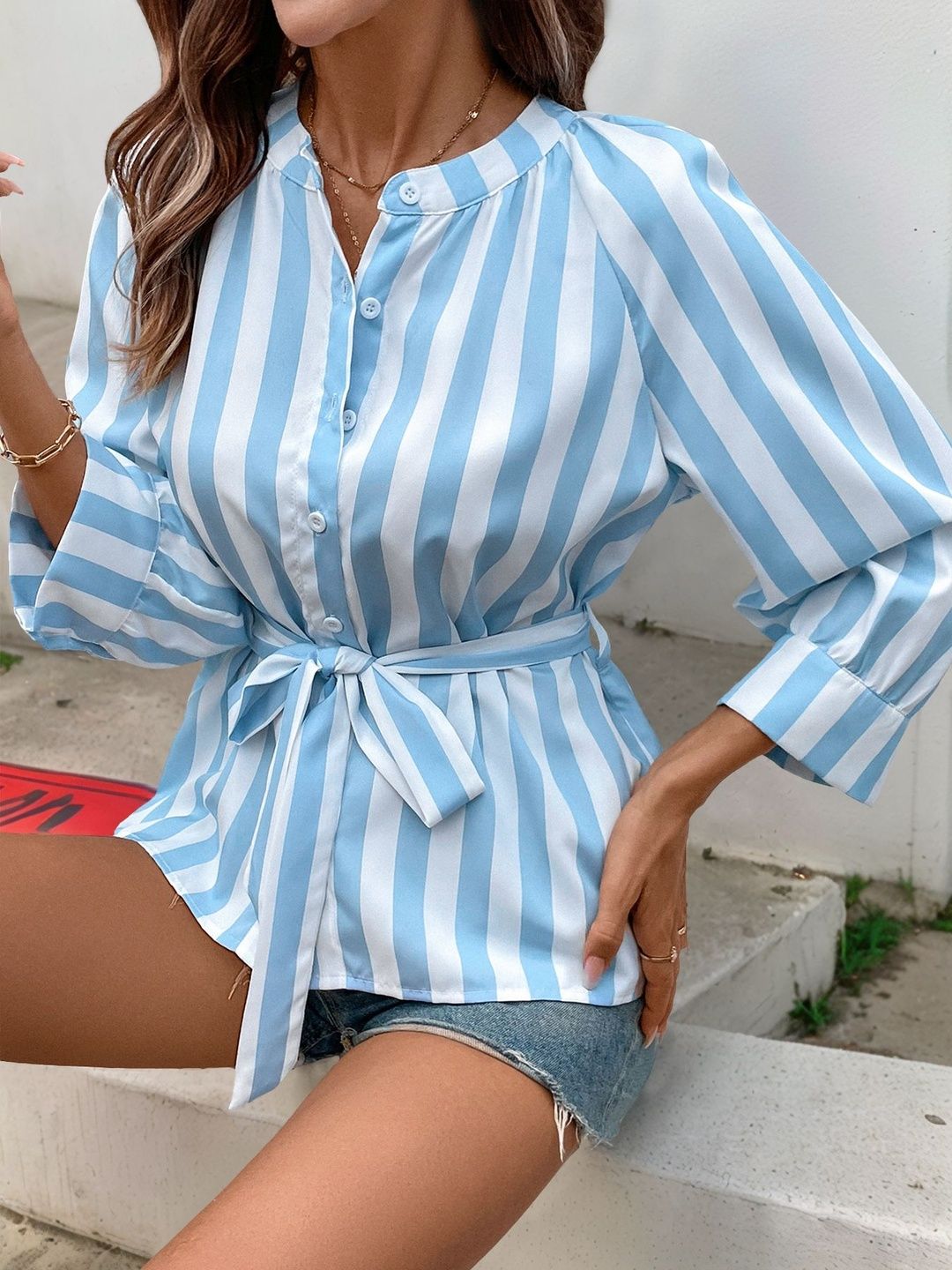 Women Striped Casual Shirt