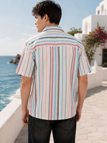 Men Striped Casual Shirt