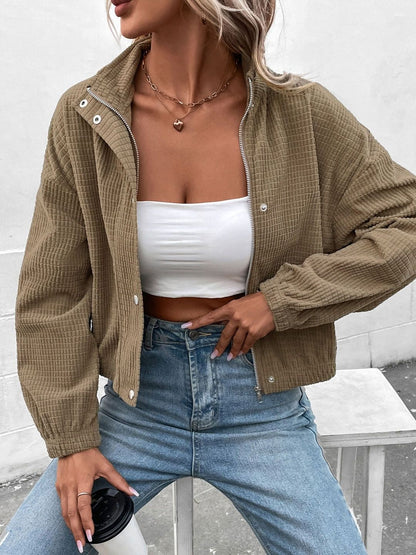 Women's Brown Nowi Women Bomber Jacket