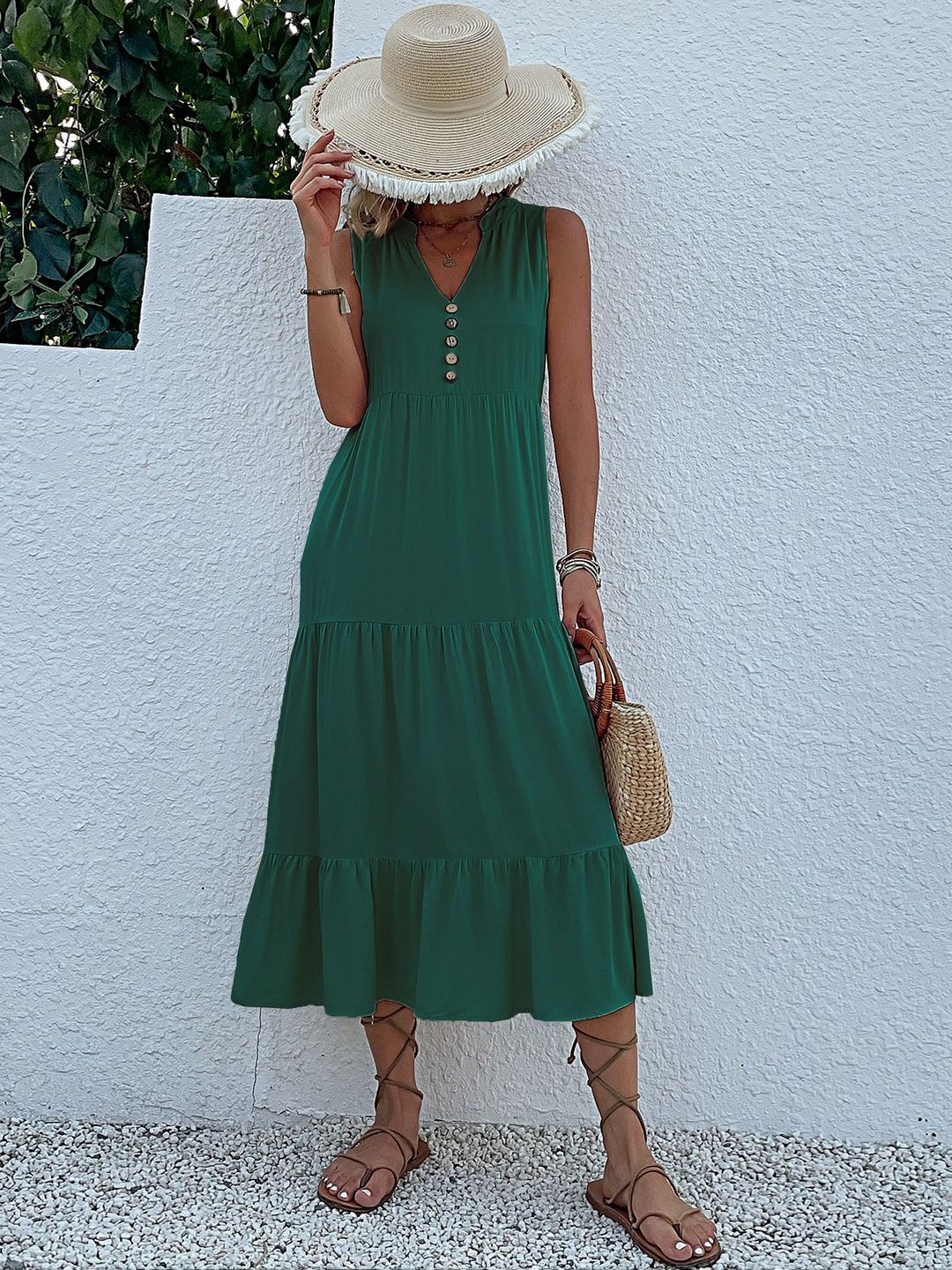 A-Line Midi Dress