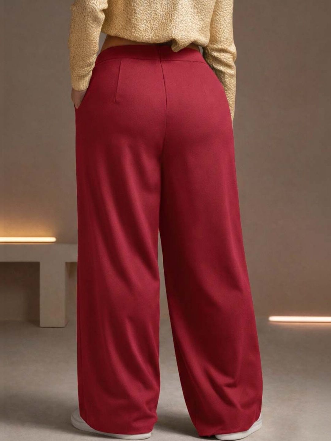 Women Wrinkle Free Trousers