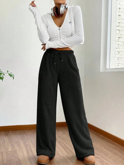 Women High-Rise Easy Wash Trousers