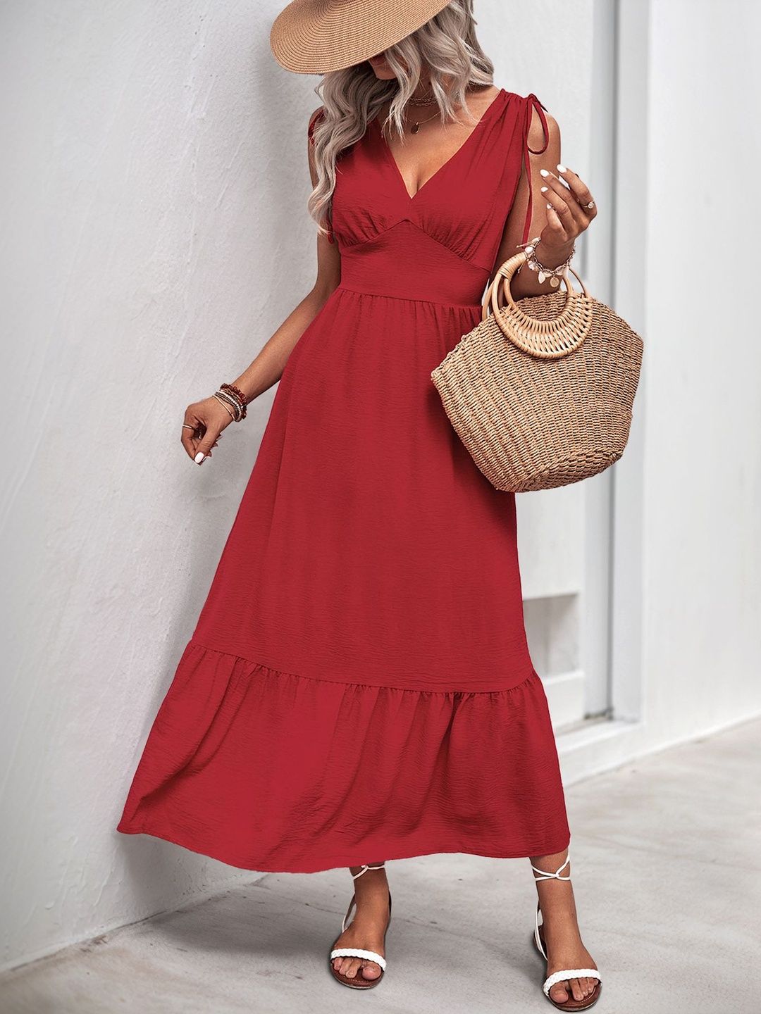 A-Line Midi Dress