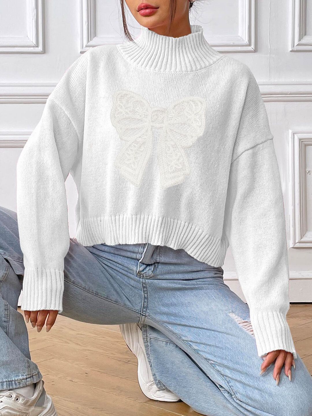 Women Crop Pullover