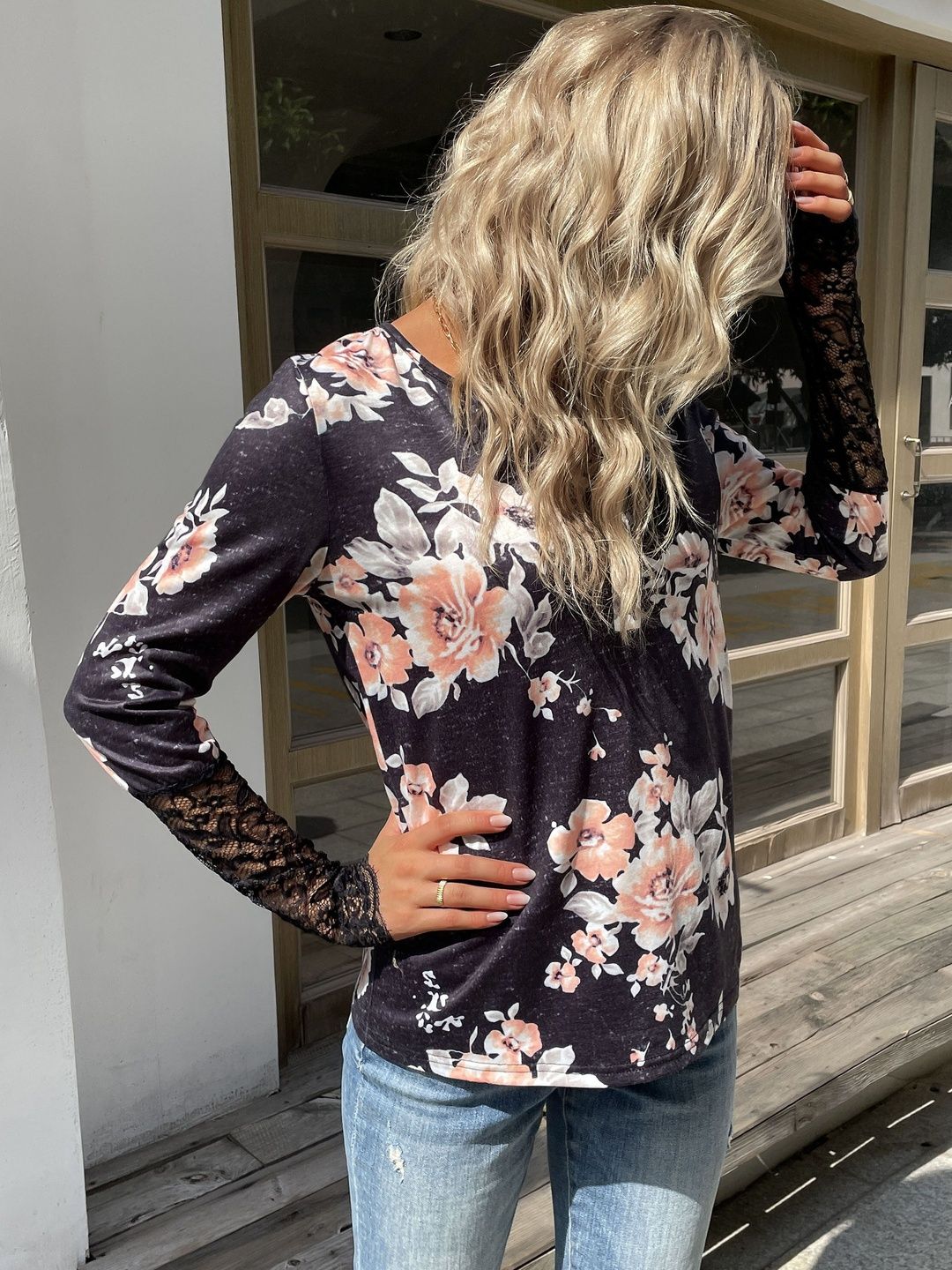 Women Floral Printed T-shirt