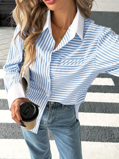 Women Striped Casual Shirt