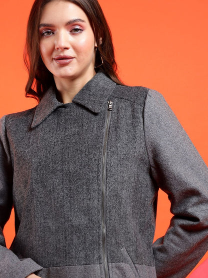 NowI Women Solid Single Breasted Casual Blazer