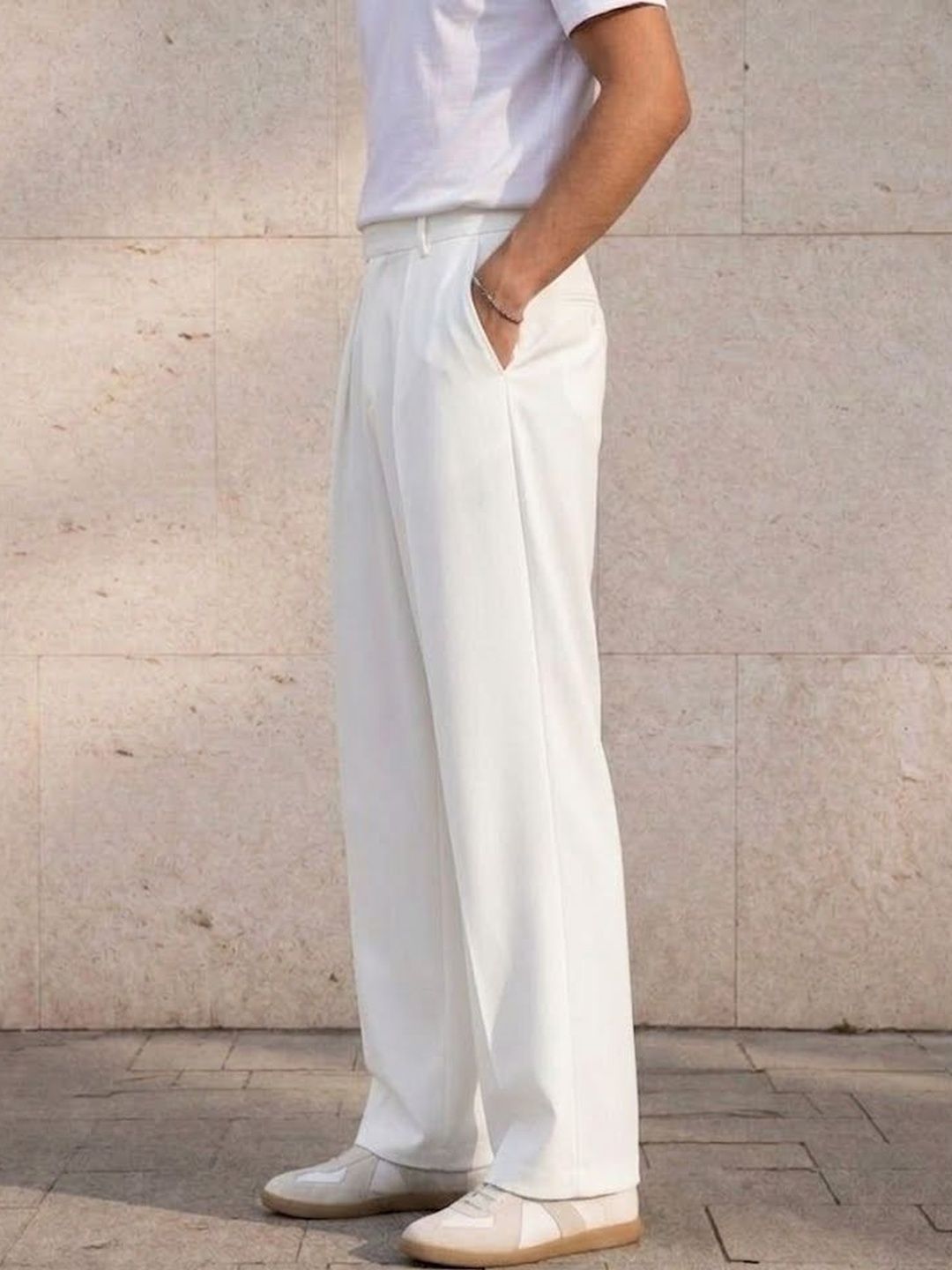 Men Pleated Trousers