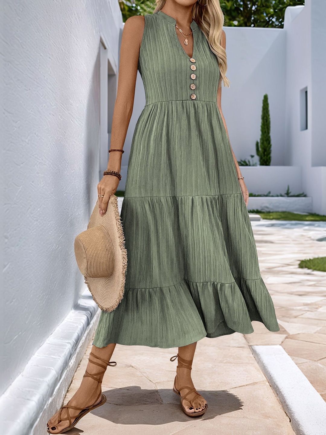A-Line Midi Dress