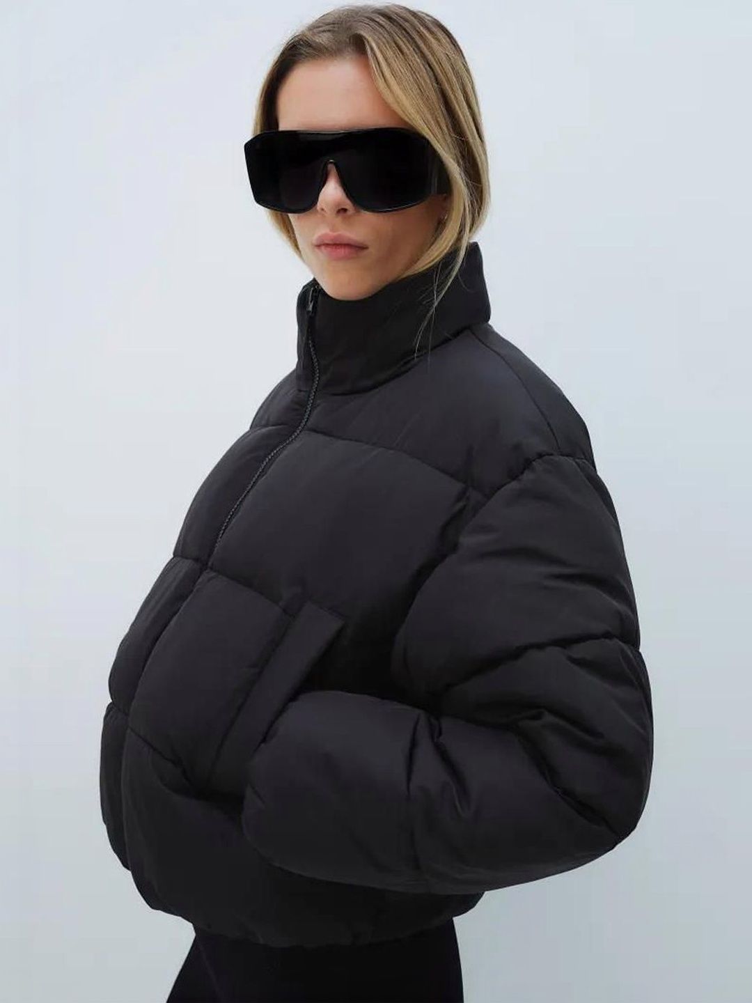 NOWI Women Lightweight Crop Puffer Jacket