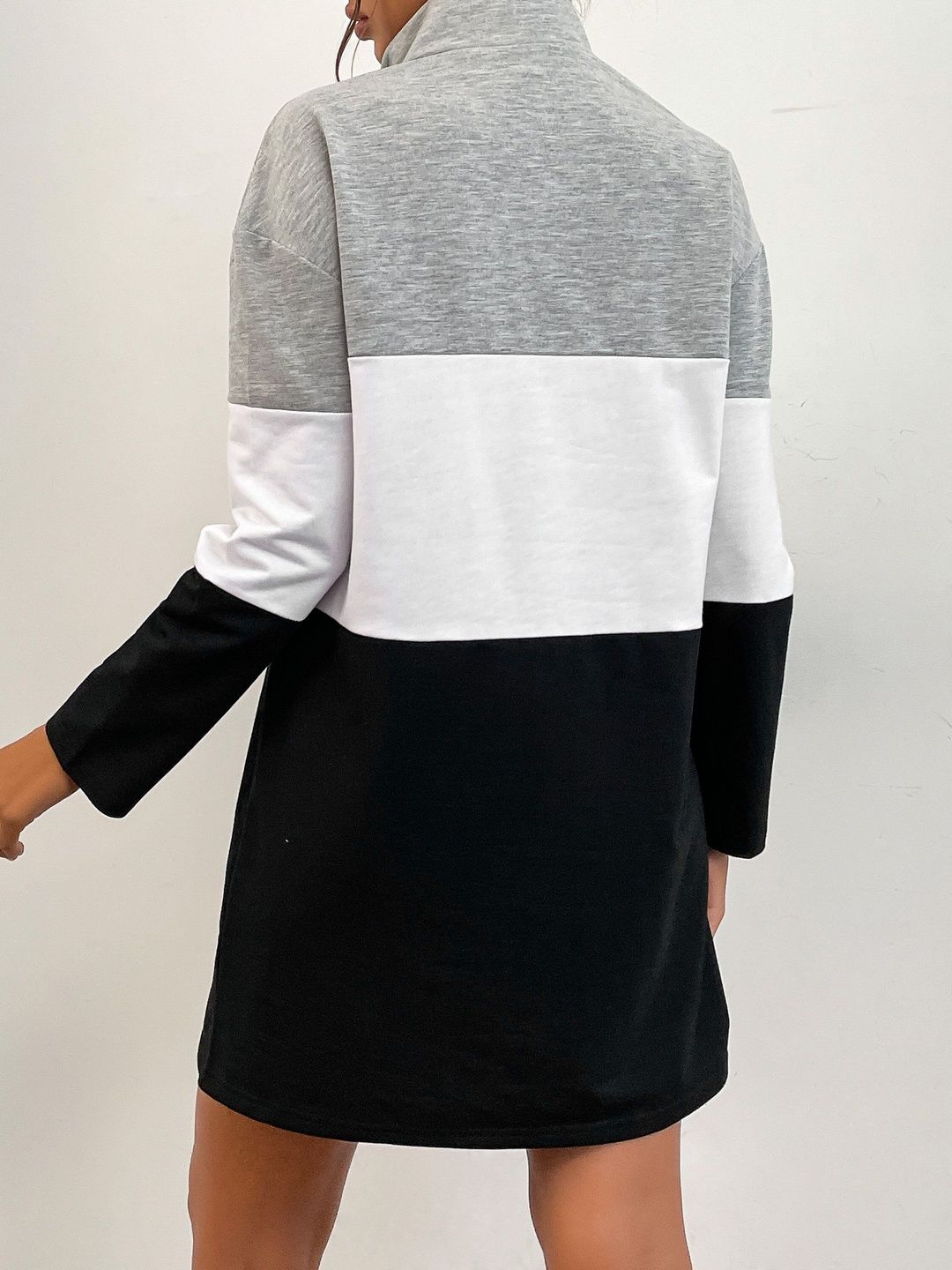 Women Colourblocked Sweatshirt
