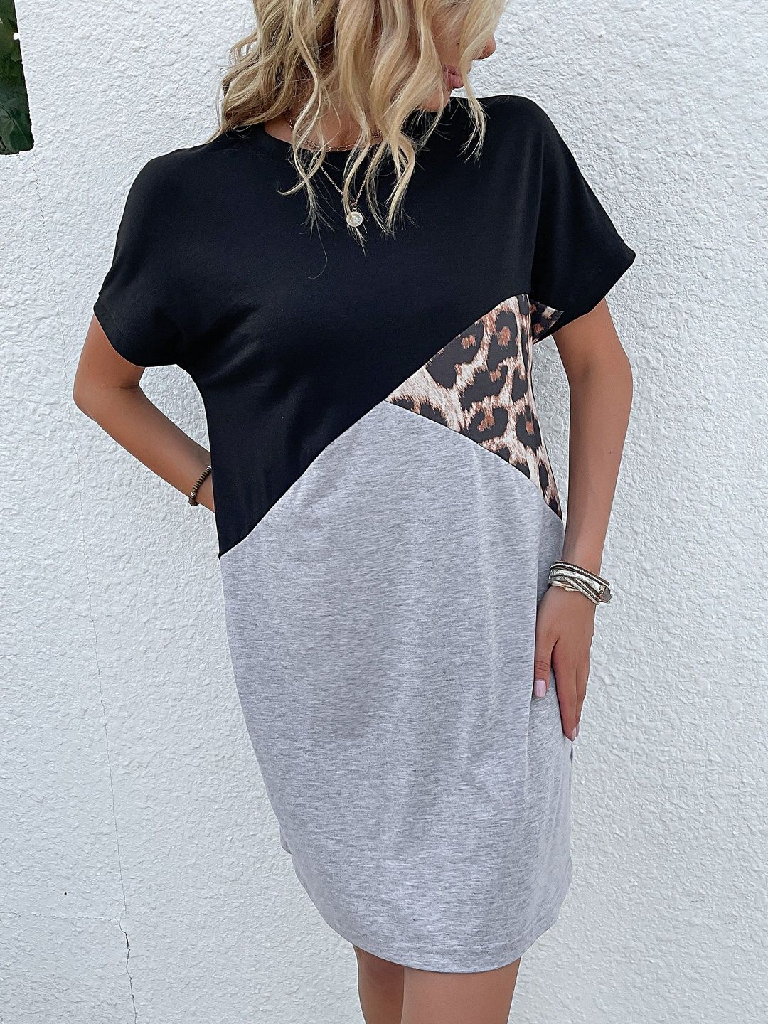 Colourblocked Dress