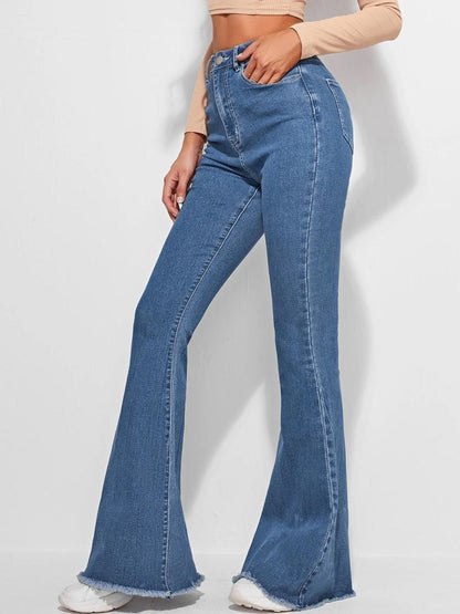 Women Bootcut High-Rise Stretchable Jeans