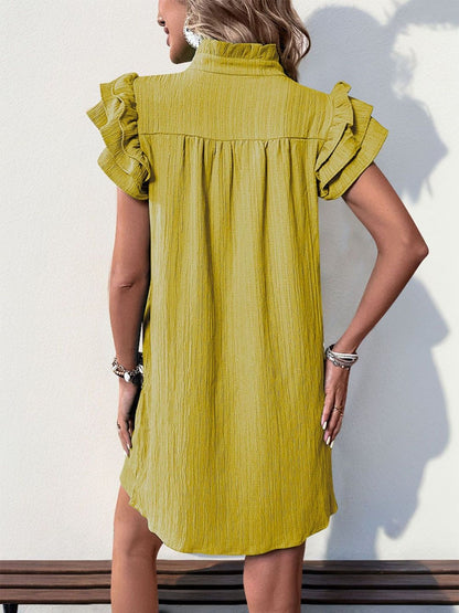 Flutter Sleeve Dress