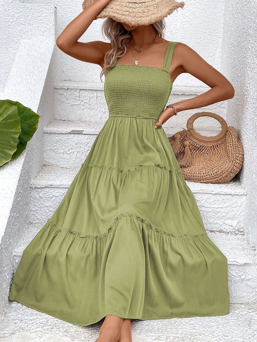 Fit & Flare Midi Dress