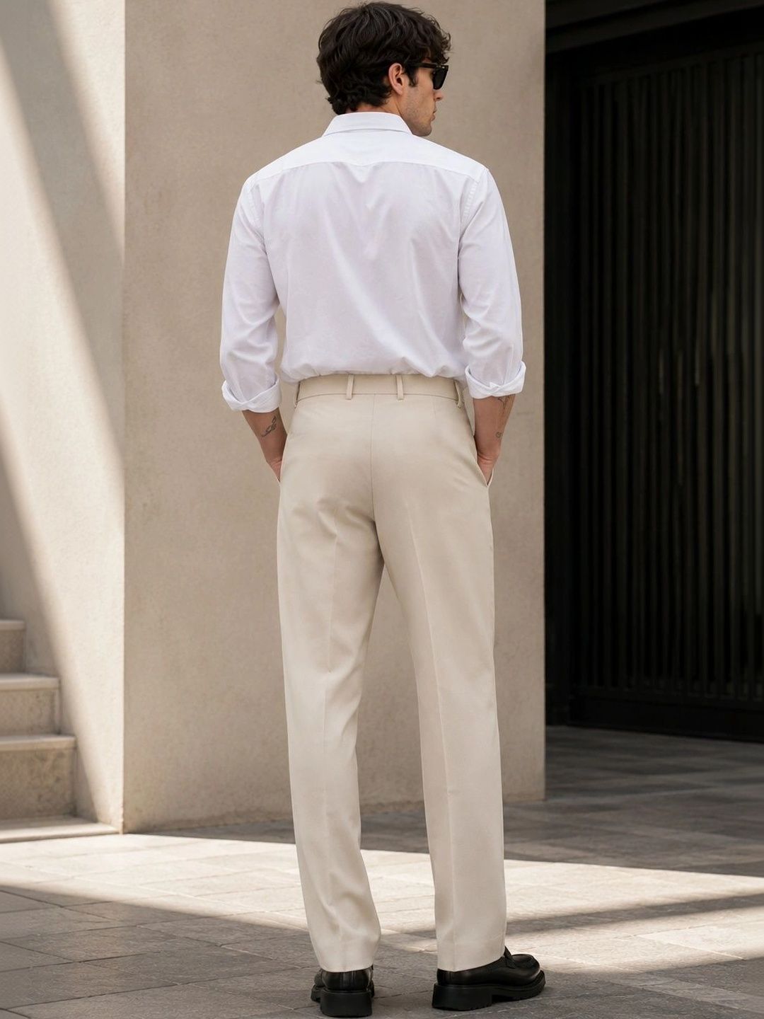 Men Wrinkle Free Trousers