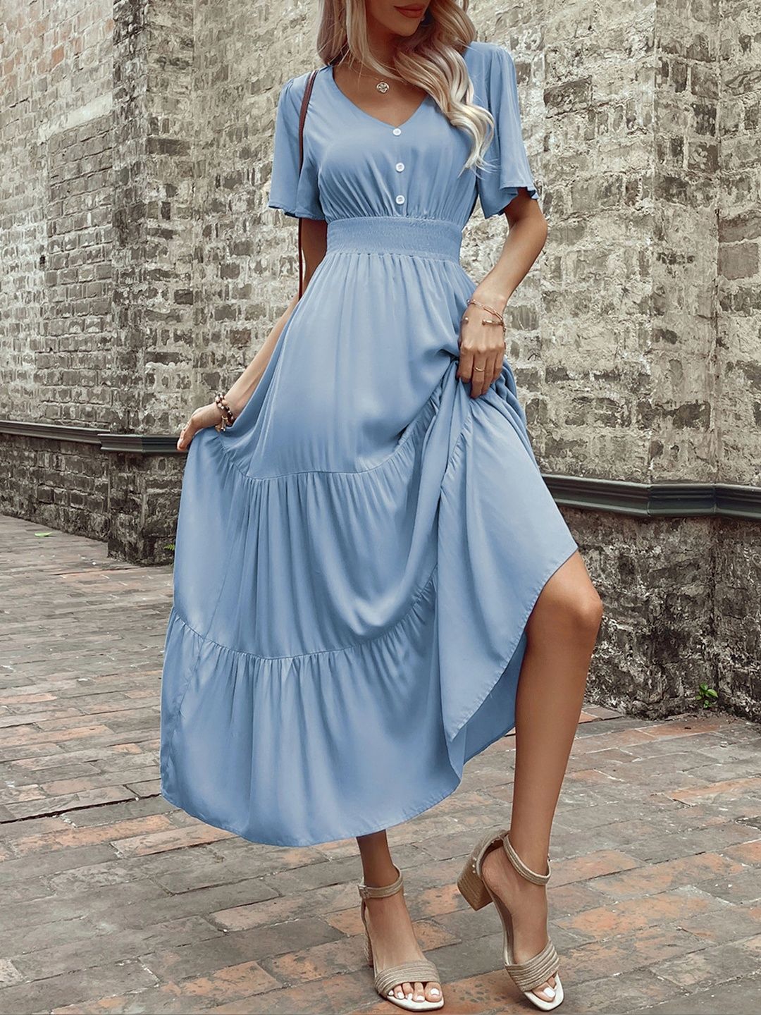 A-Line Midi Dress