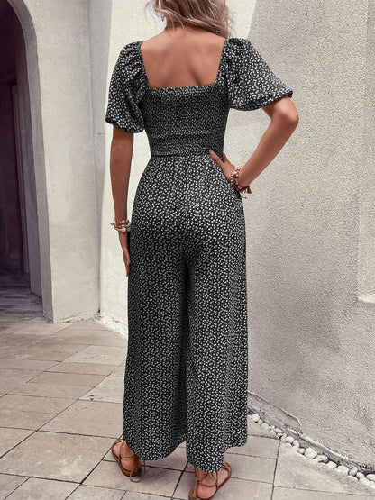Printed Basic Jumpsuit