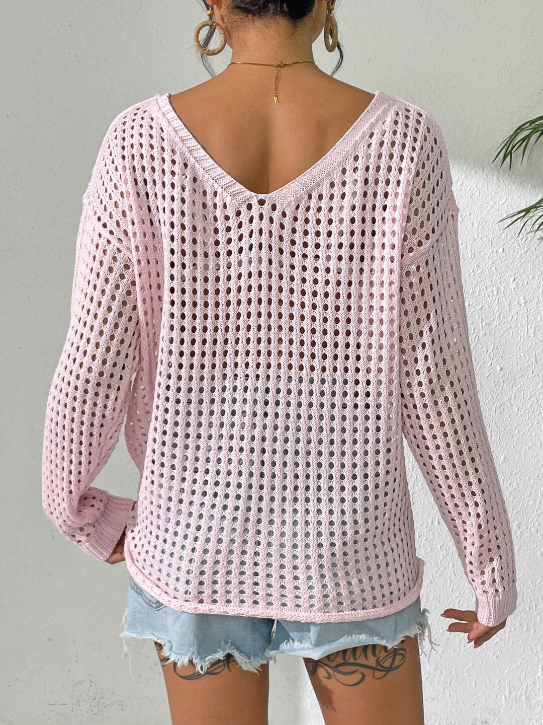 Women Pullover with Applique Detail