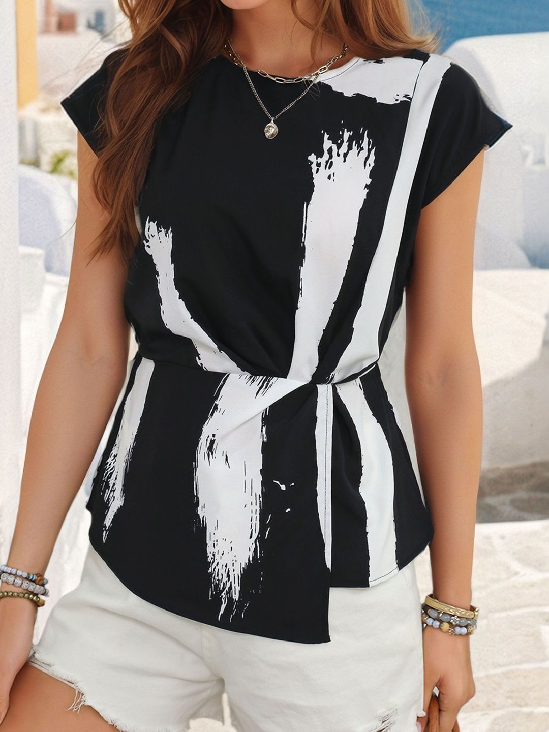 Print Cotton Top