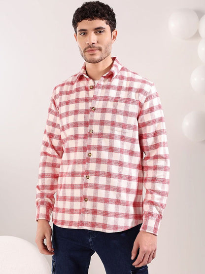 Men Checked Casual Shirt