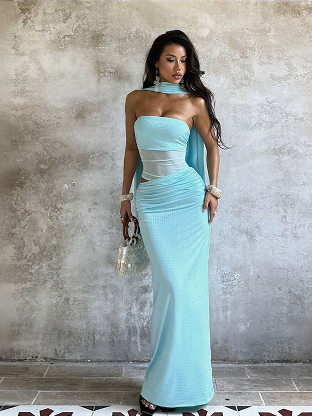 NOWI Bodycon Maxi Dress