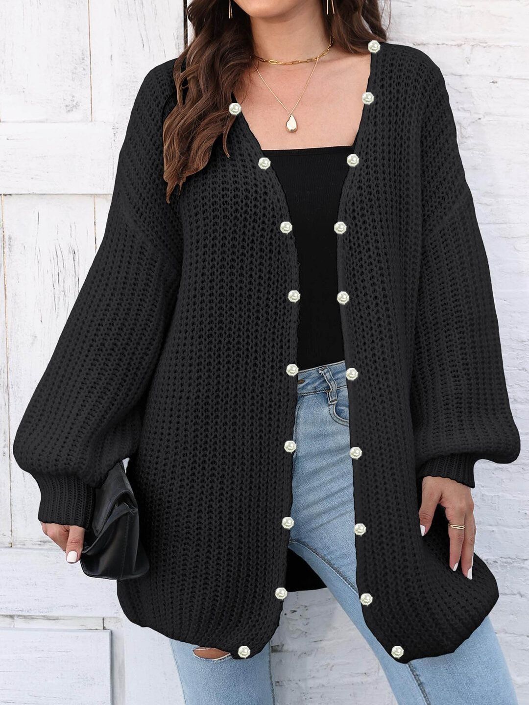 Women Longline Cardigan