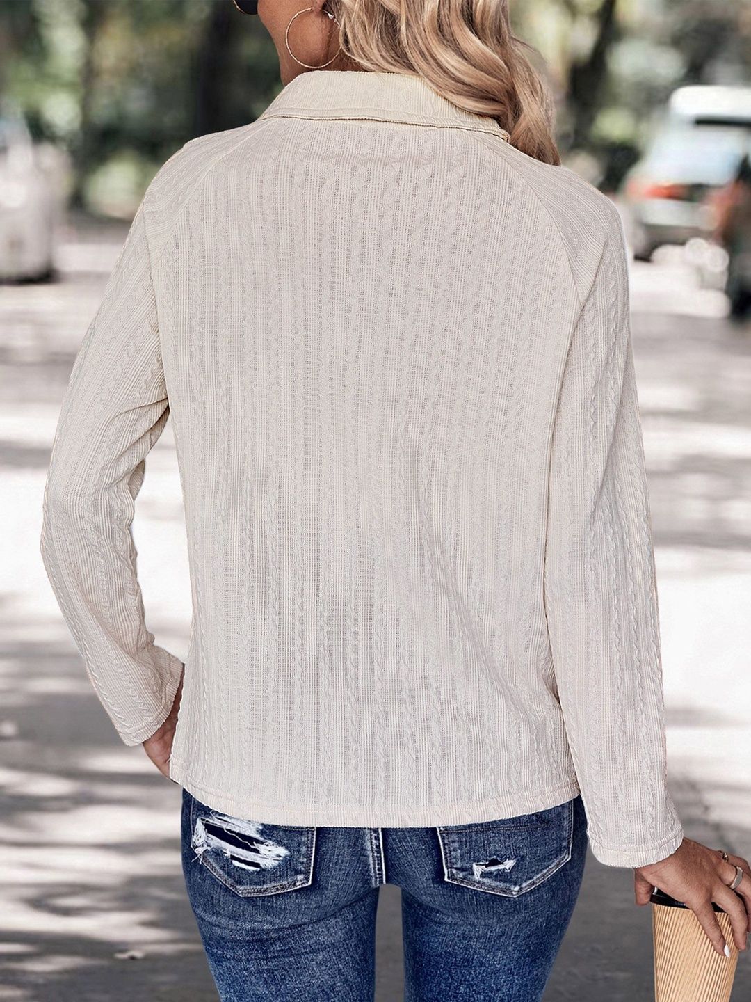 Women Polo Collar T-shirt